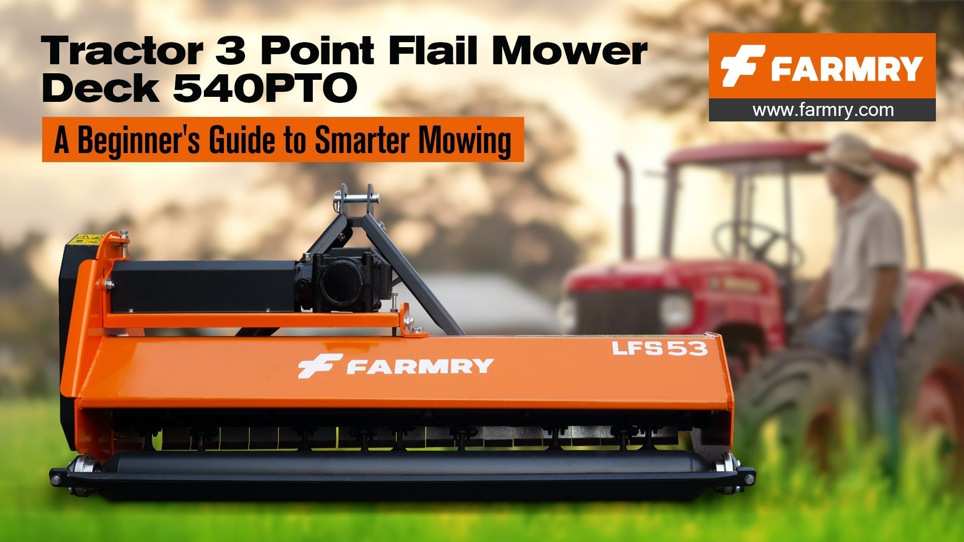 PTO Decks for Tractor 3 Point Flail Mowers.