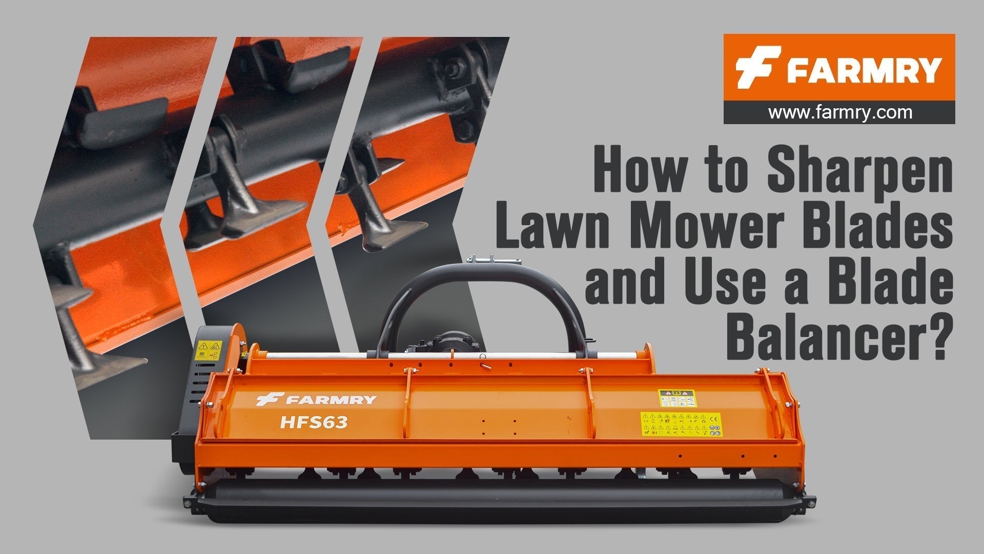 How to Sharpen Lawn Mower Blades and Use a Blade Balancer