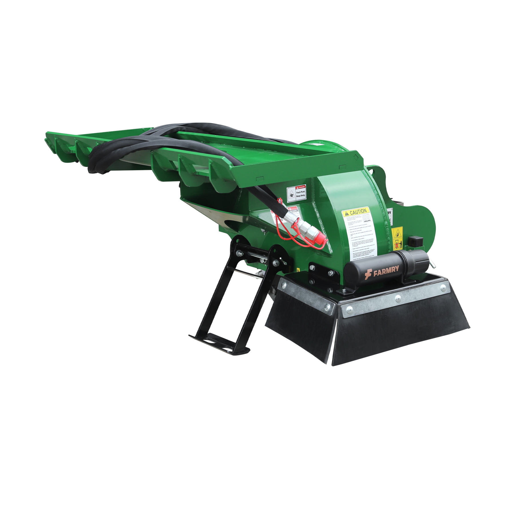 24 in Stump Grinder for Skid Steer Loader,18 to 23GPM, SSG24(Green)