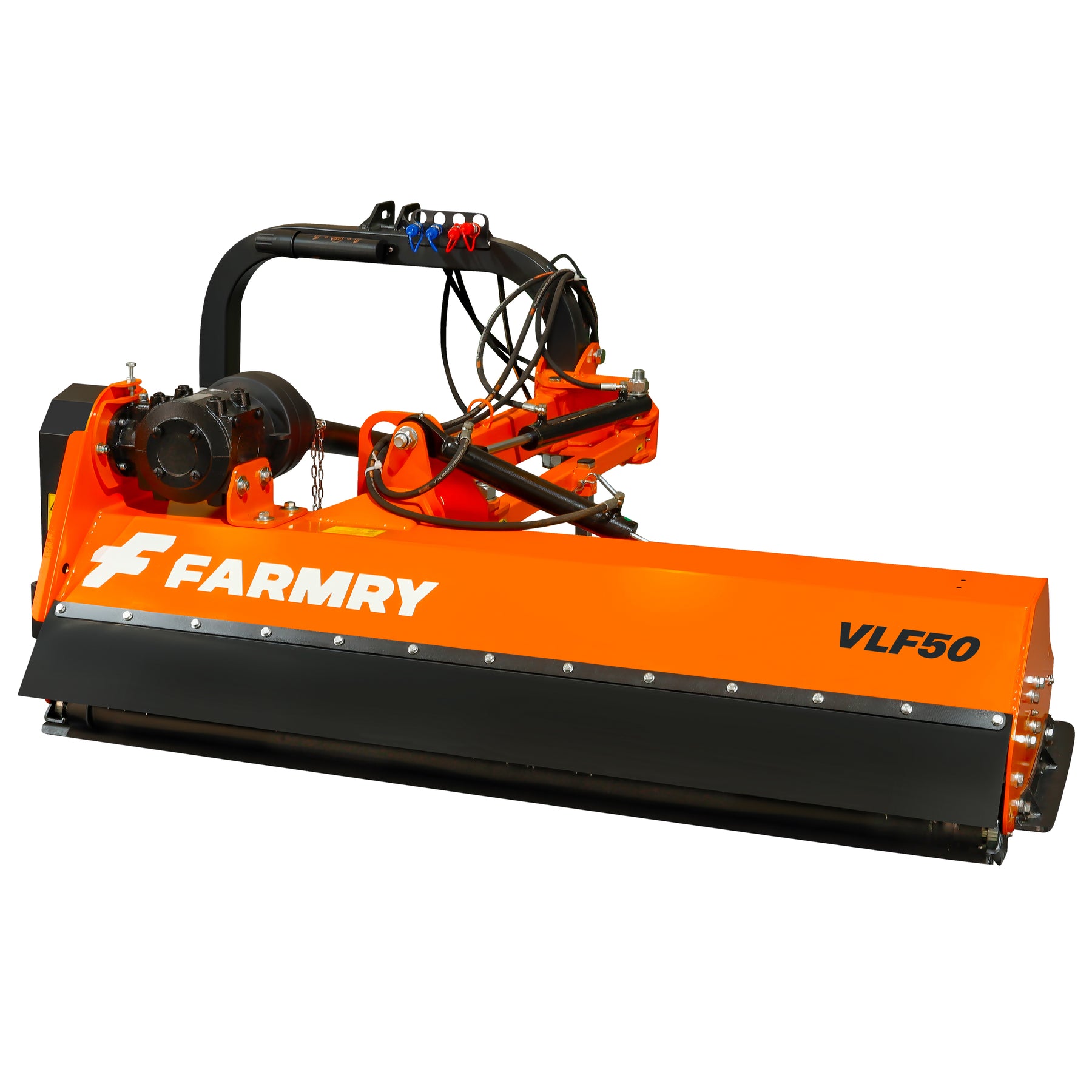 3 Point 50" Hydraulic Offset Flail Ditch Bank Mower for Category 1 Tractors, 25-45HP, VLF50