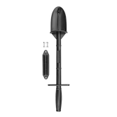 A black farmry snow shovel (1 Pcs/Kit) for SSB60/SSB72/SSB84/TSB48/TSB60/TSB72/TSB84, with a straight handle, wall-mount bracket, and two screws, is shown on a white background.