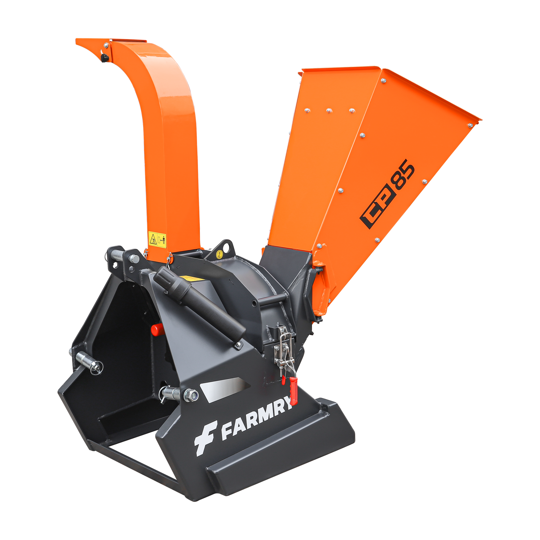 FARMRY PTO Wood Chipper for Tractors | Durable 3-Point Hitch Brush Shredder Model CP85