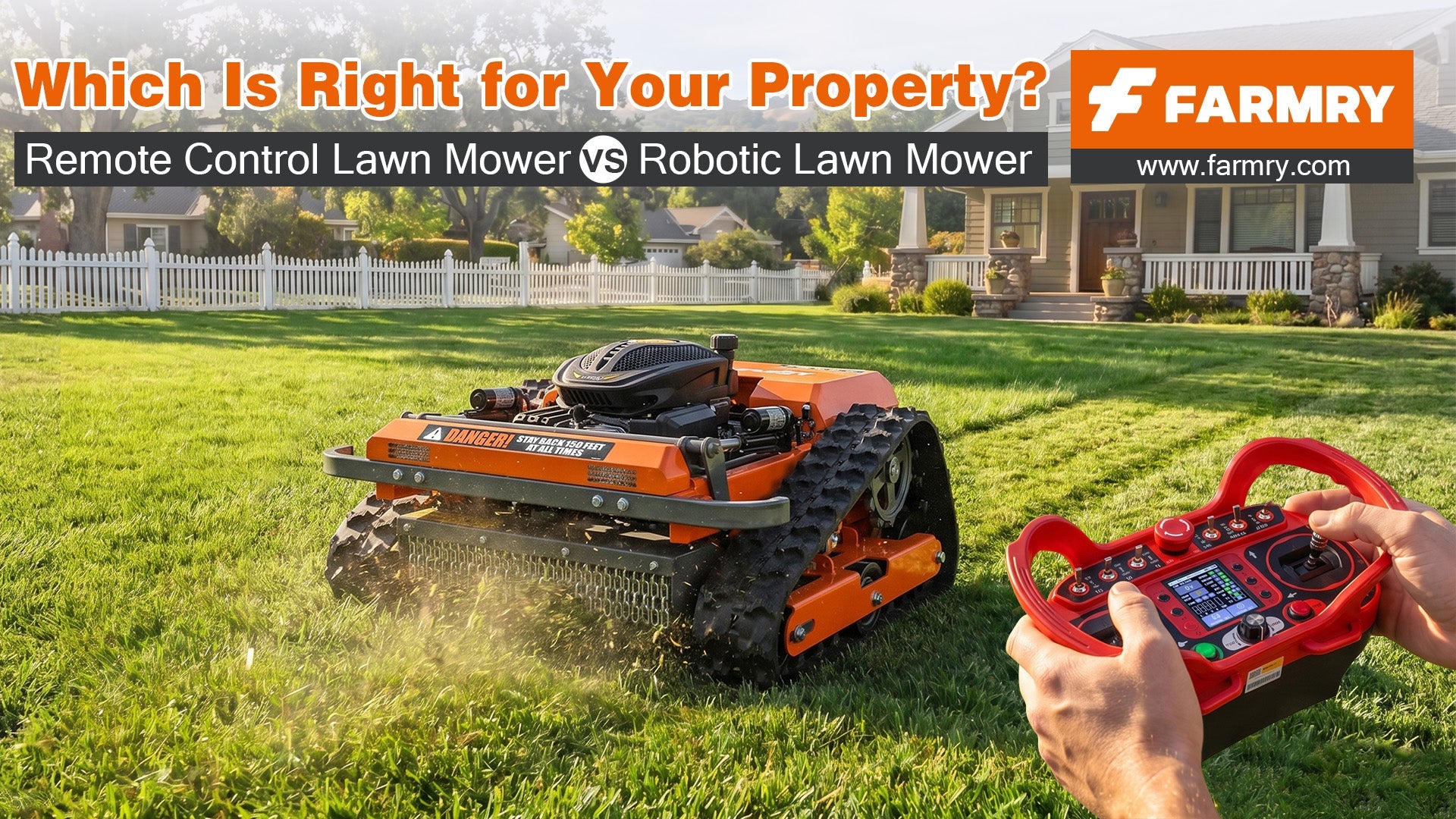 Remote Control Lawn Mower vs Robotic Lawn Mower: Which Is Right for Your Property?