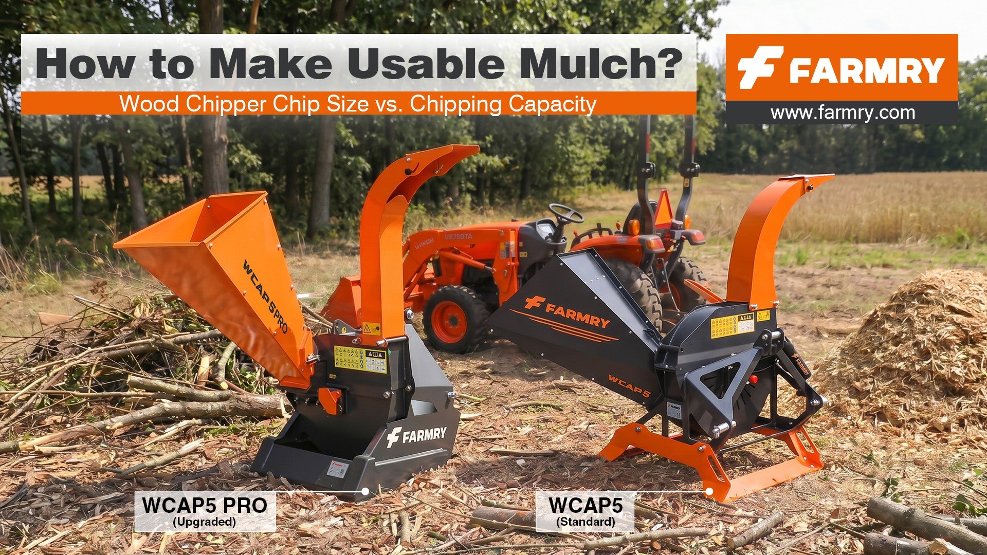 Wood Chipper Chip Size vs. Chipping Capacity: How to Make Usable Mulch