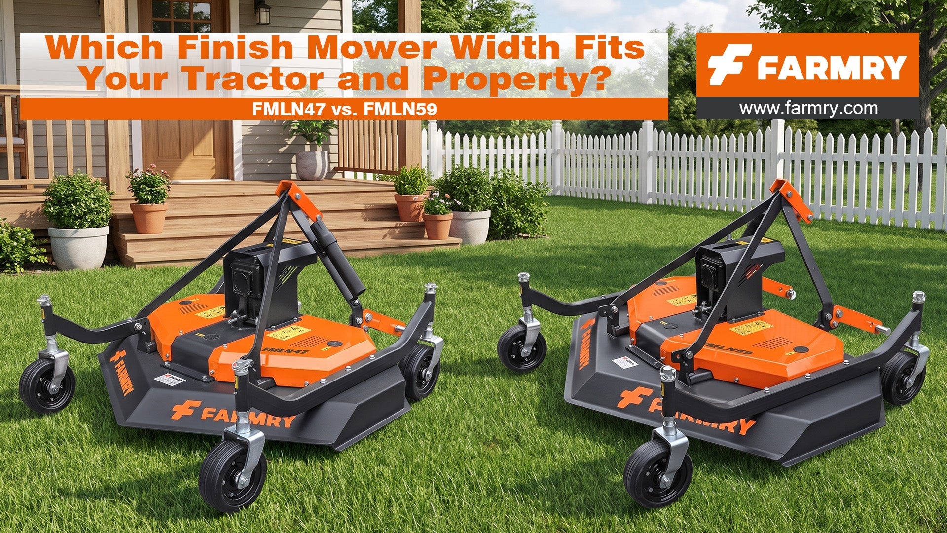 FMLN47 vs. FMLN59: Which Finish Mower Width Fits Your Tractor and Property?