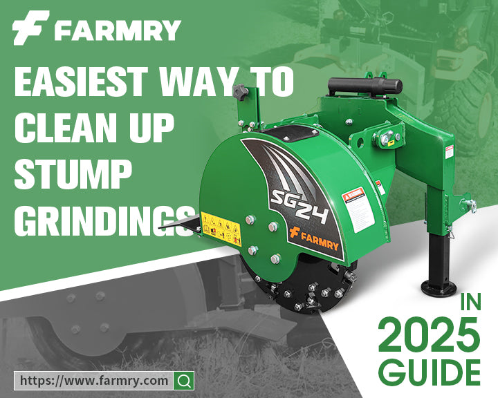 🌿 Easiest Way to Clean Up Stump Grindings in 2025
