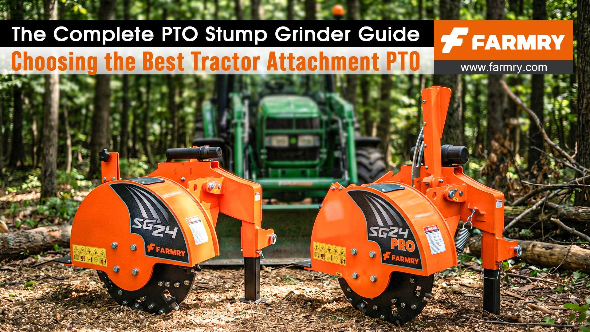 The Complete PTO Stump Grinder Guide: Choosing the Best Tractor Attachment