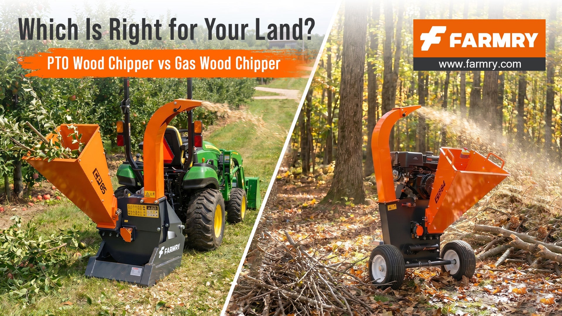 PTO Wood Chipper vs Gas Wood Chipper: Which Is Right for Your Land?