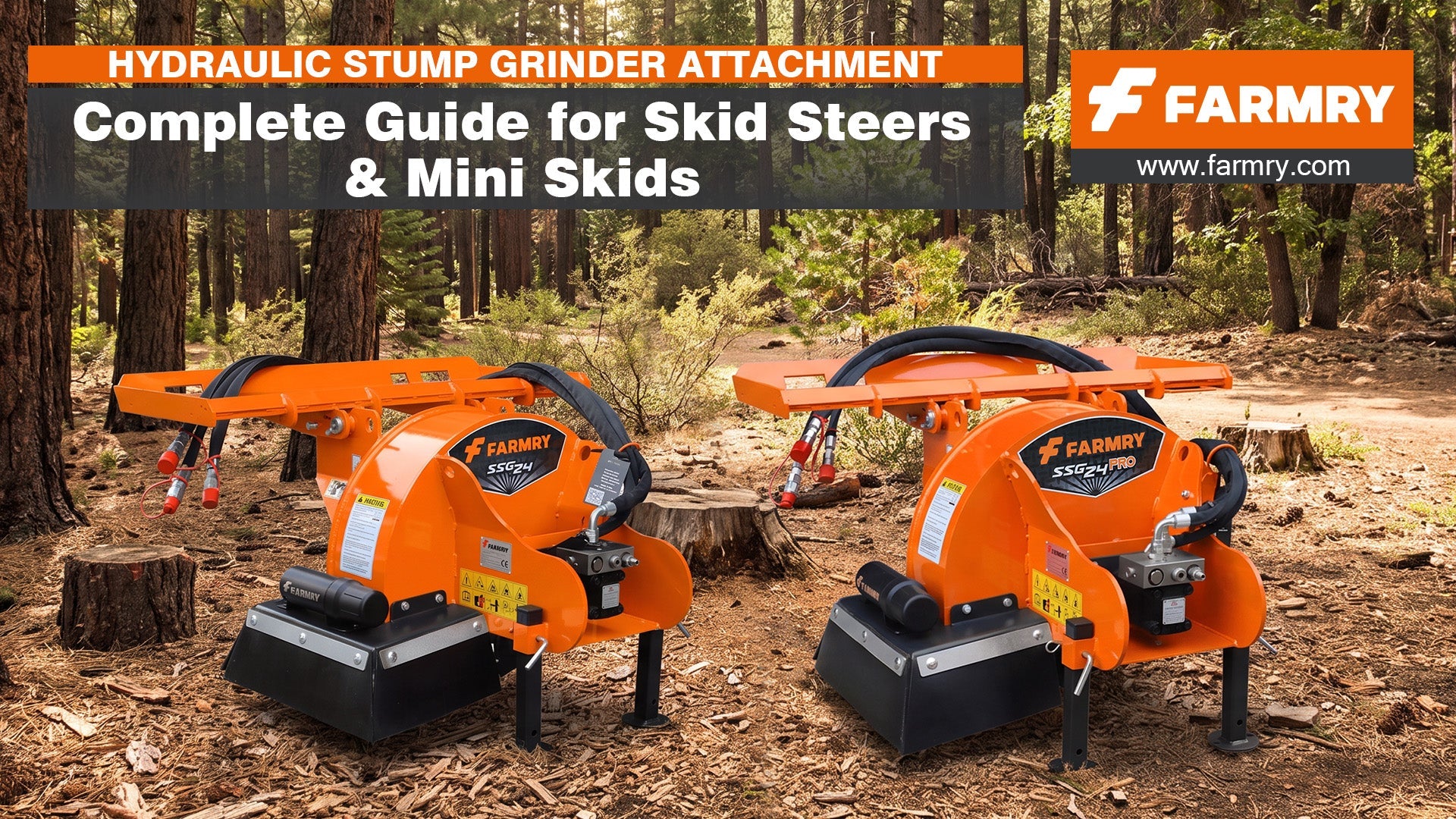 Hydraulic Stump Grinder Attachment: Complete Guide for Skid Steers & Mini Skids