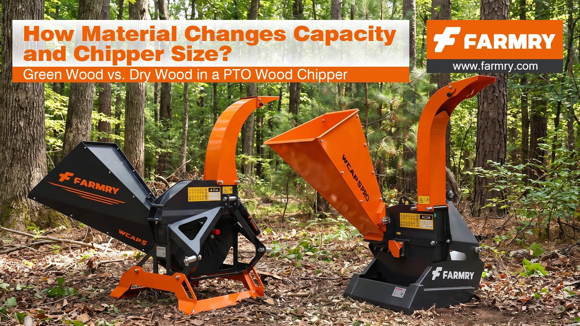Green Wood vs. Dry Wood in a PTO Wood Chipper: How Material Changes Capacity and Chipper Size