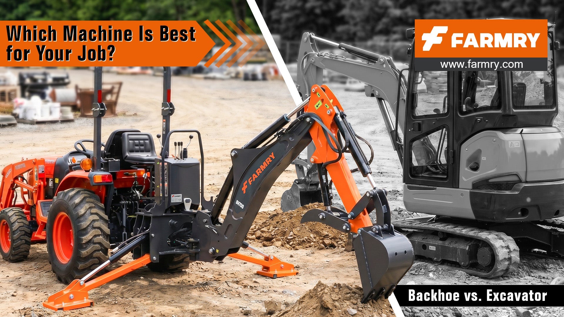 Backhoe vs. Excavator: Which Machine Is Best for Your Job?