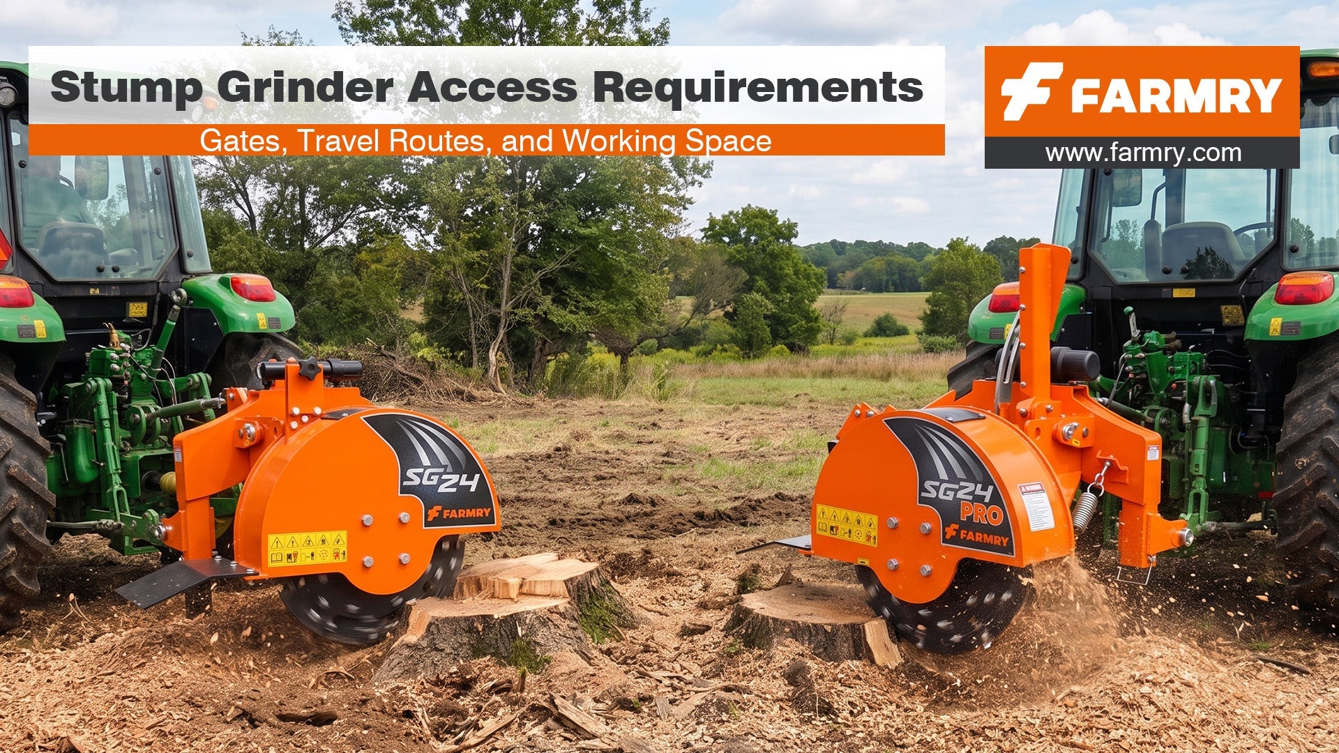 Stump Grinder Access Requirements: Gates, Travel Routes, and Working Space