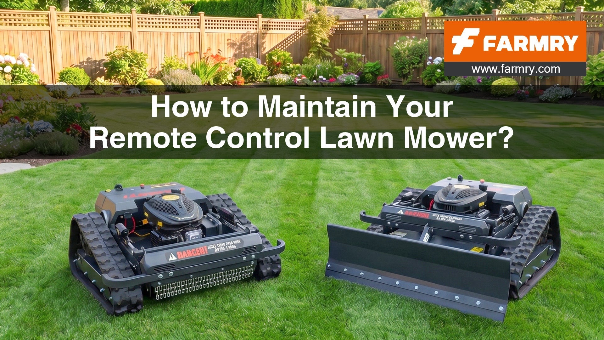 How to Maintain Your Remote Control Lawn Mower