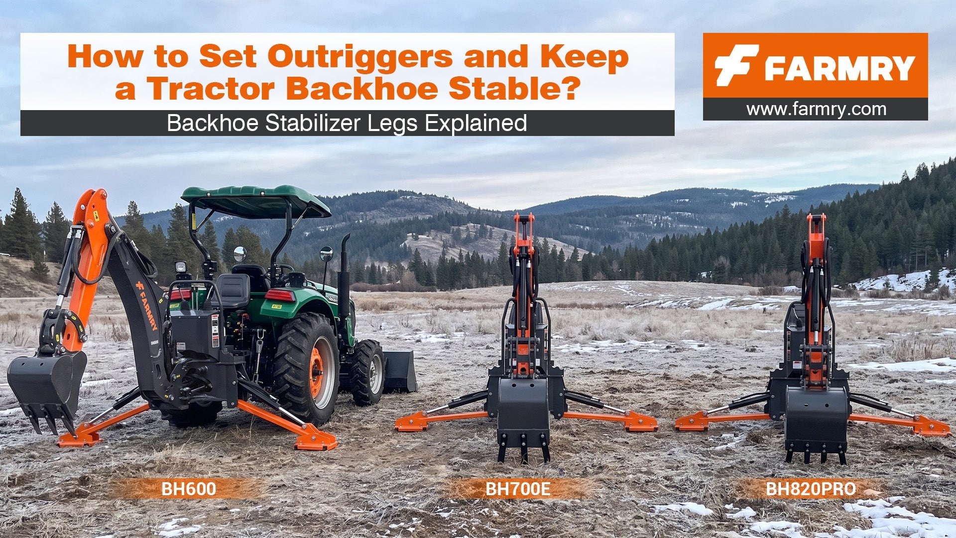 Backhoe Stabilizer Legs Explained: How to Set Outriggers and Keep a Tractor Backhoe Stable