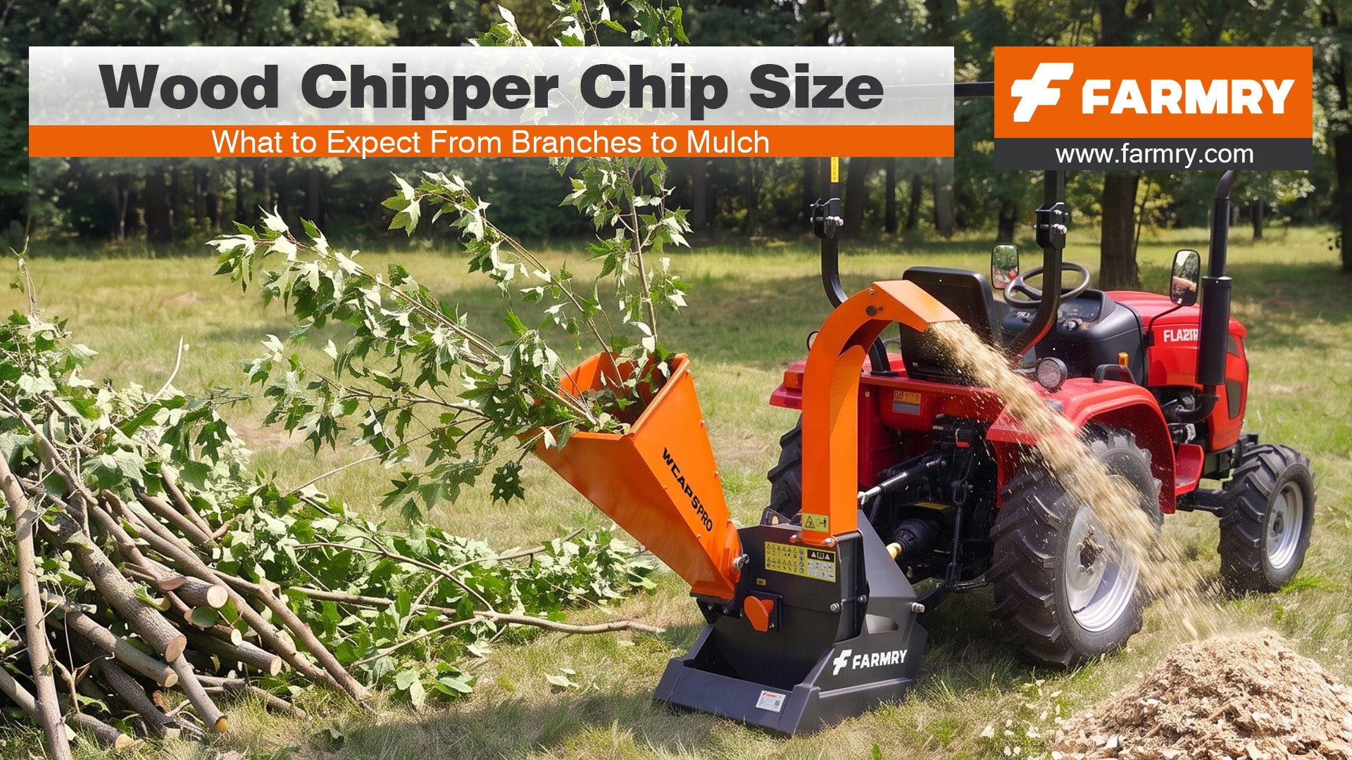Wood Chipper Chip Size: What to Expect From Branches to Mulch