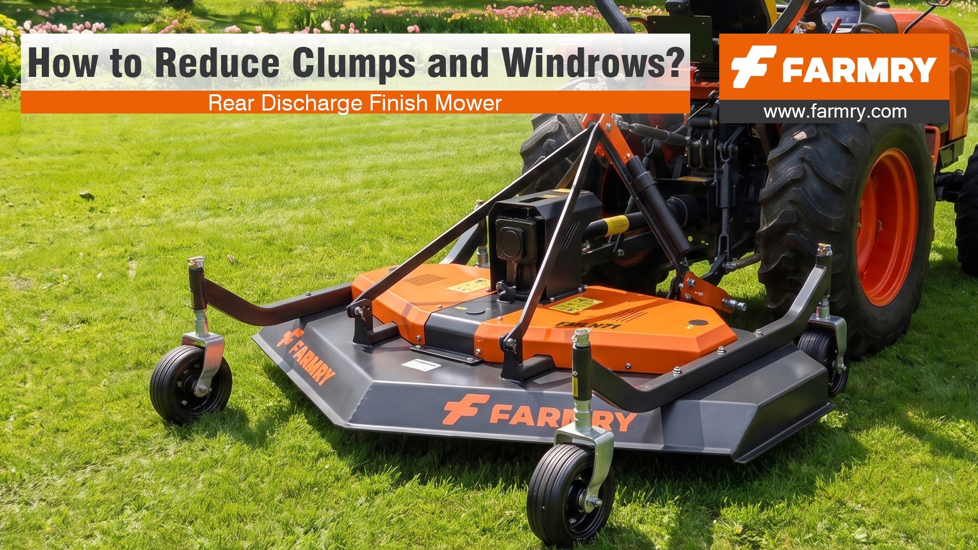 Rear Discharge Finish Mower: How to Reduce Clumps and Windrows