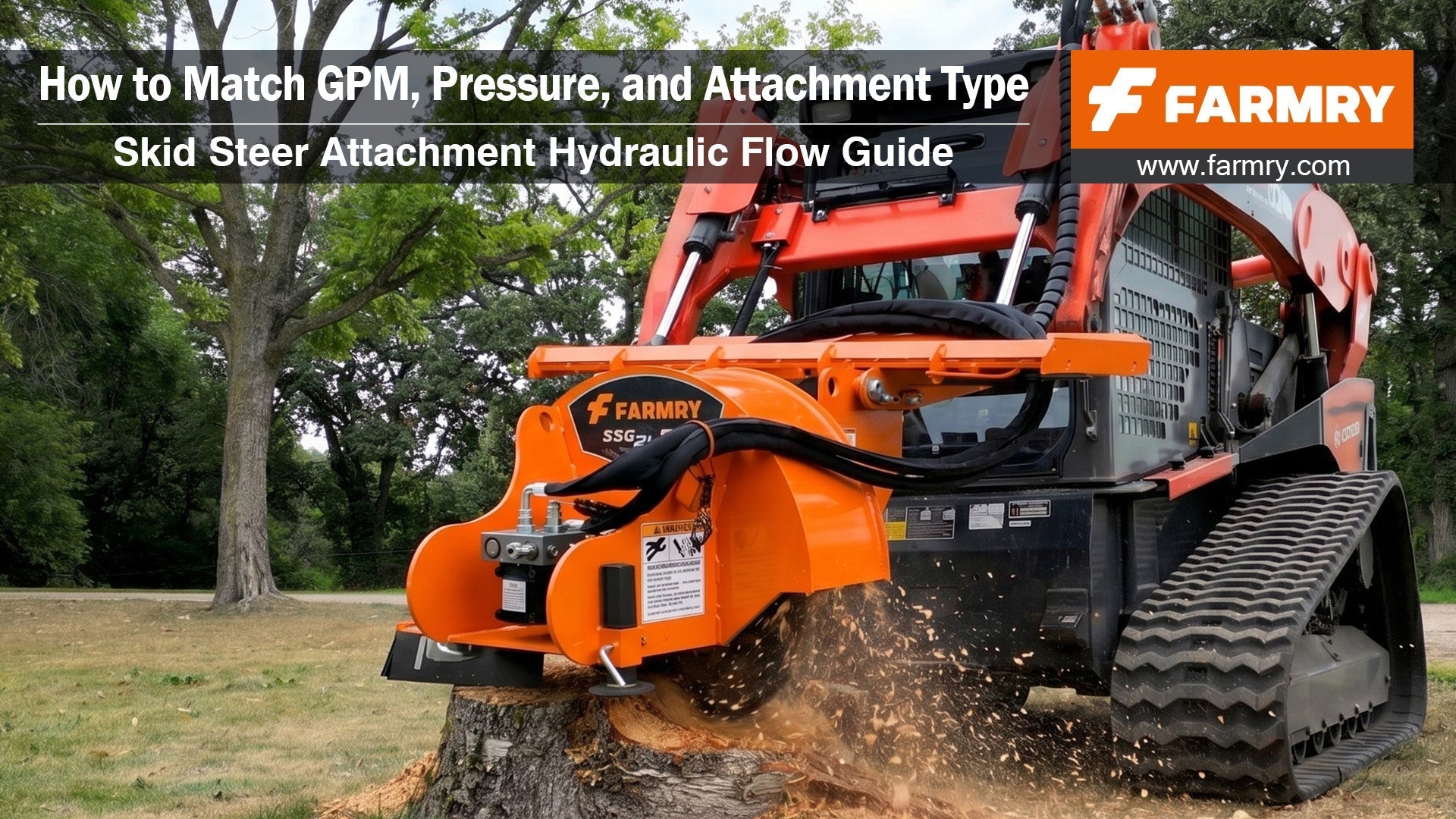 Skid Steer Attachment Hydraulic Flow Guide: How to Match GPM, Pressure, and Attachment Type