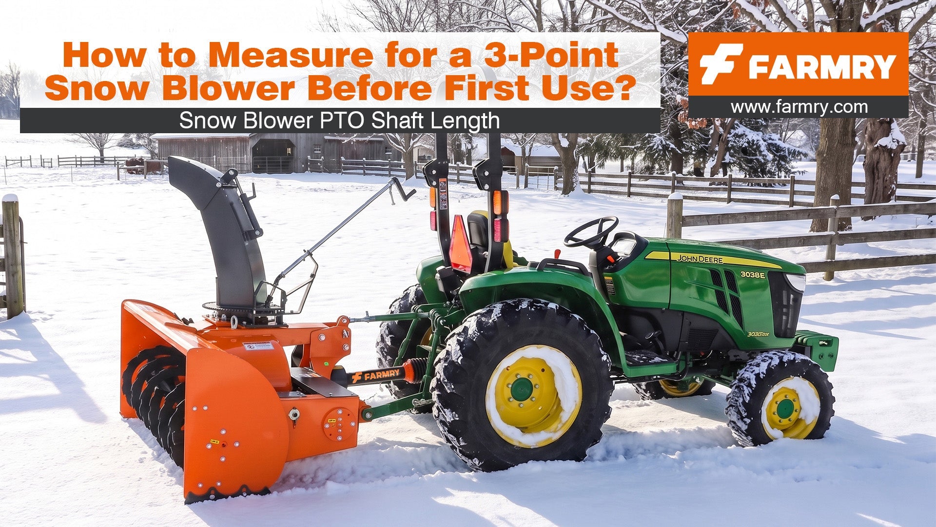 Snow Blower PTO Shaft Length: How to Measure for a 3-Point Snow Blower Before First Use