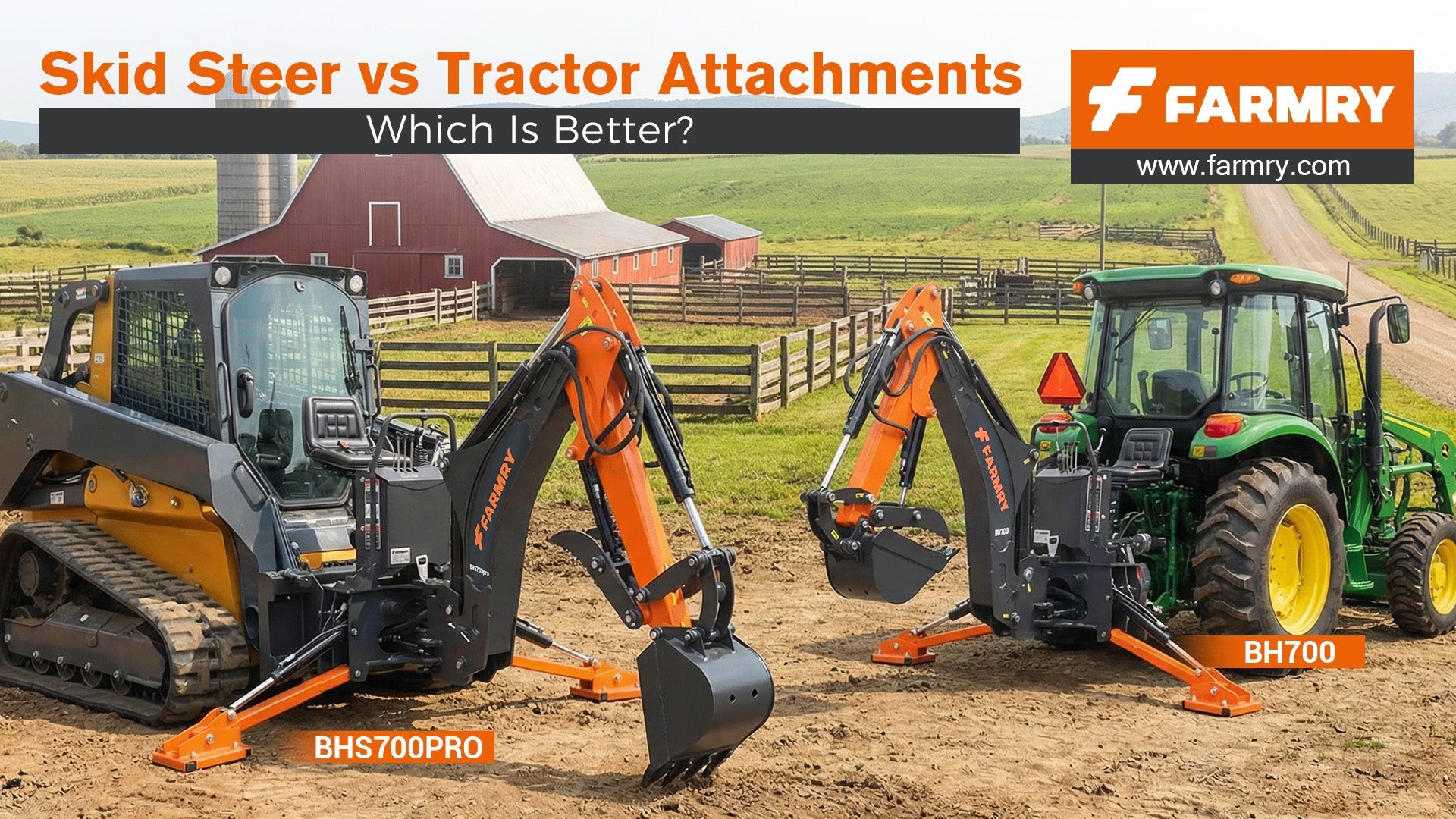 Skid Steer vs Tractor Attachments: Which Is Better?