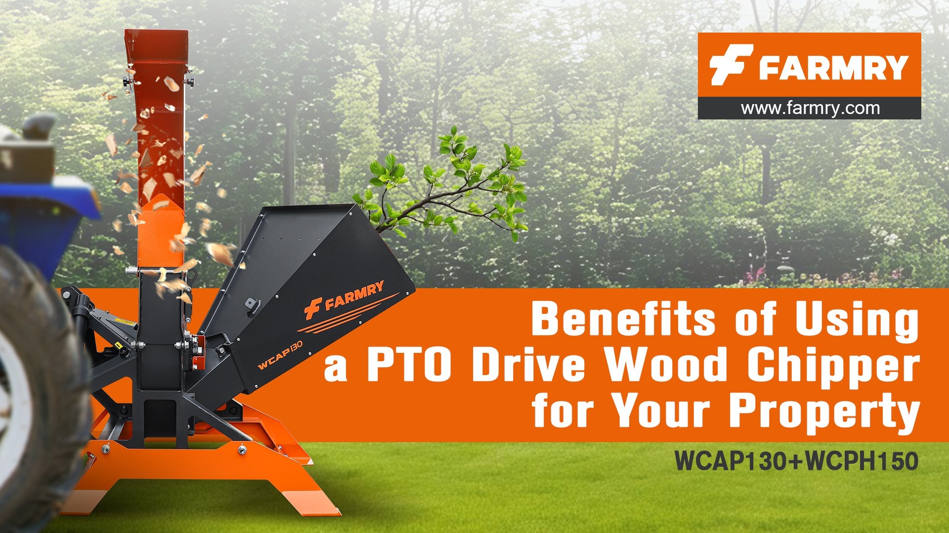 Benefits of Using a PTO Drive Wood Chipper for Your Property