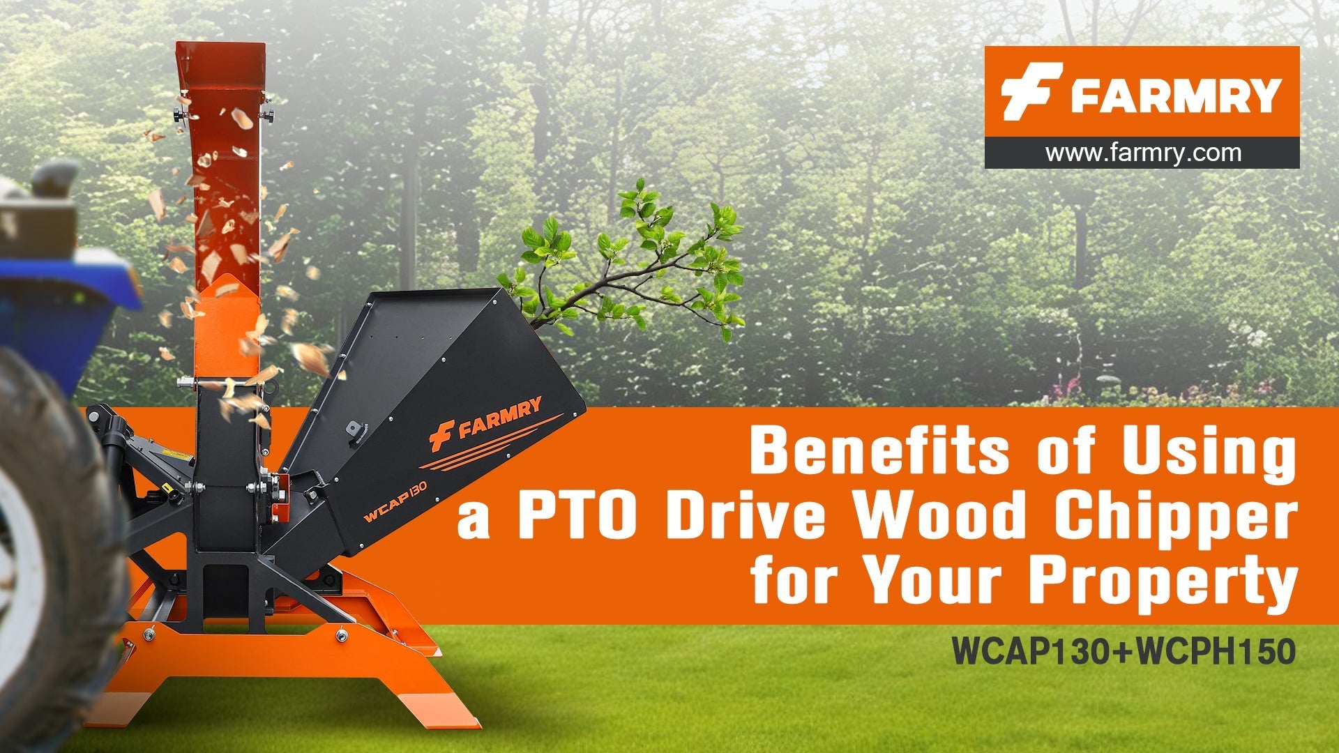Benefits of Using a PTO Drive Wood Chipper for Your Property