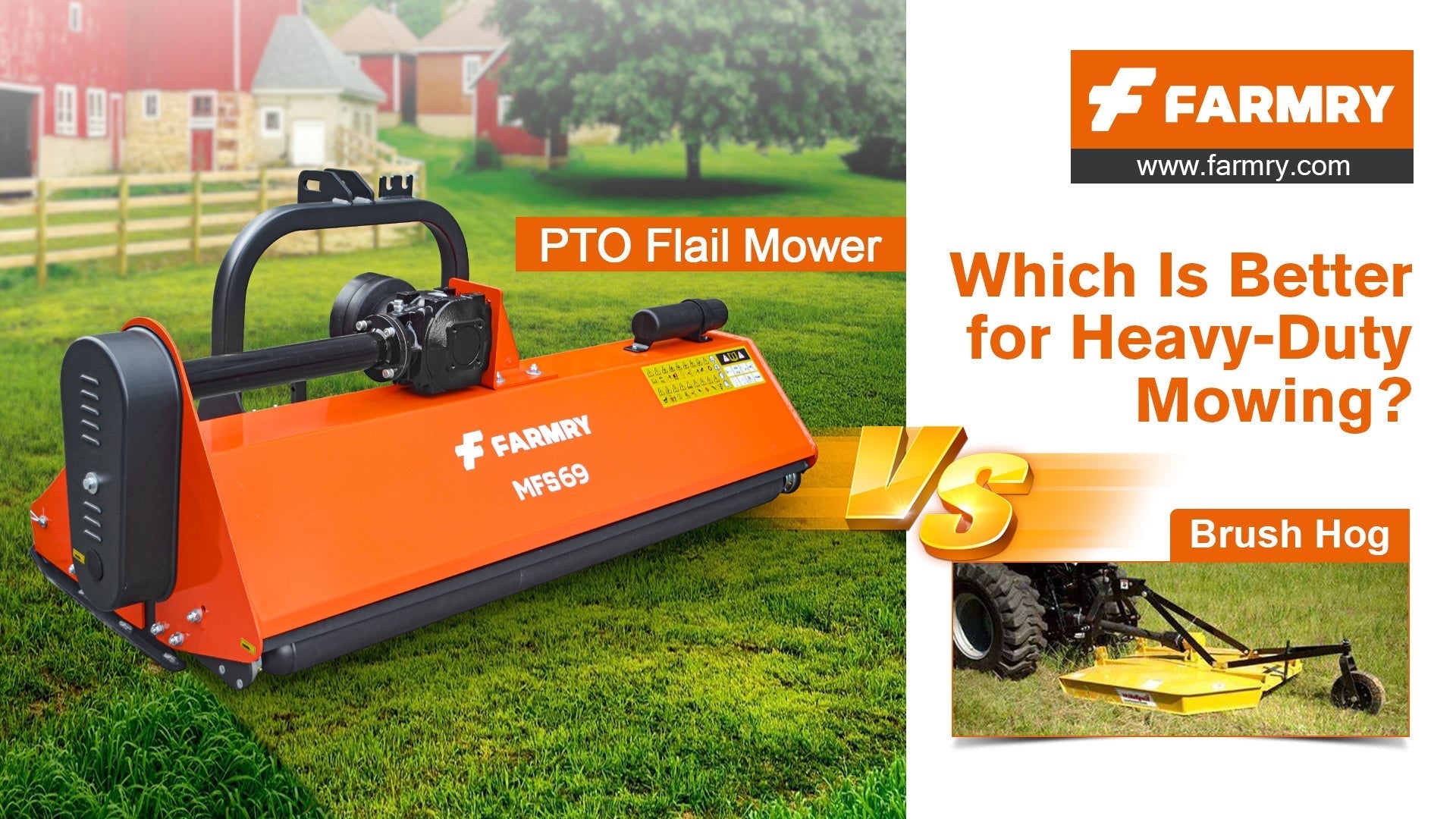 PTO Flail Mower vs Brush Hog: Which Is Better for Heavy‑Duty Mowing?
