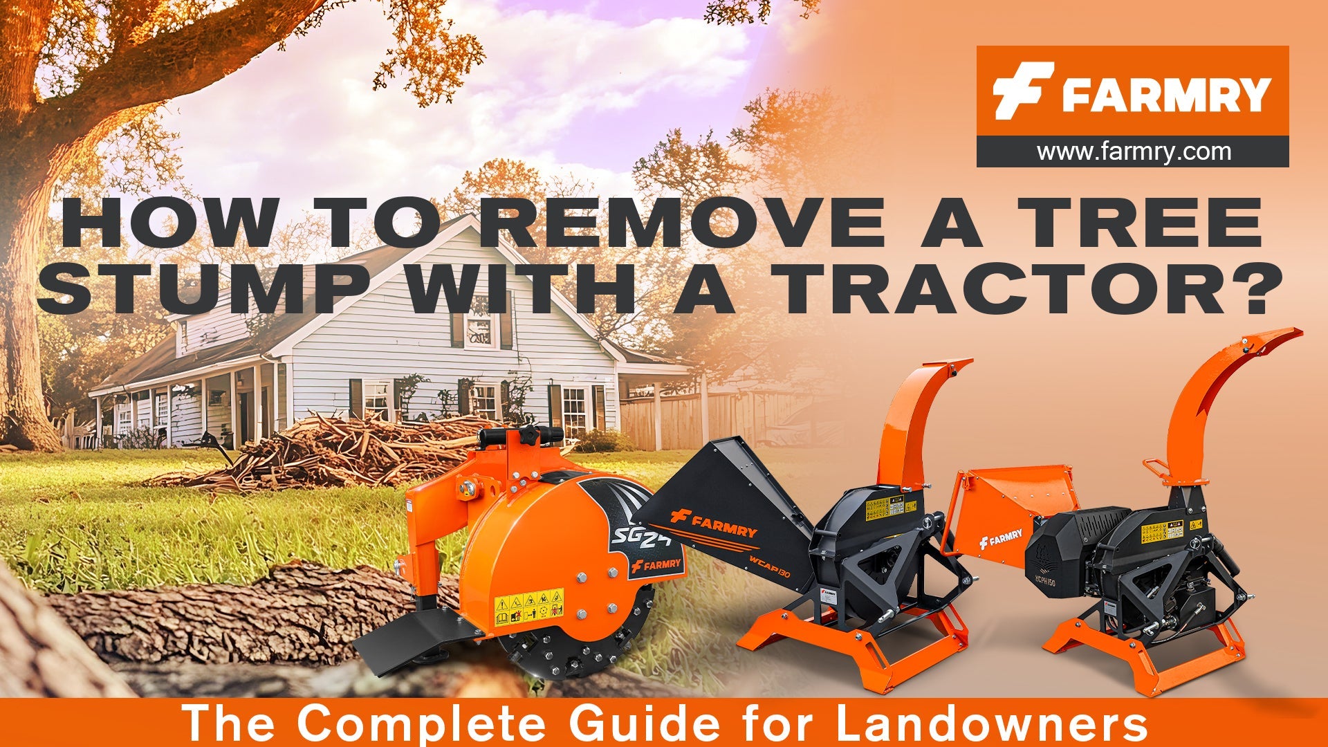 How to Remove a Tree Stump with a Tractor: The Complete Guide for Landowners