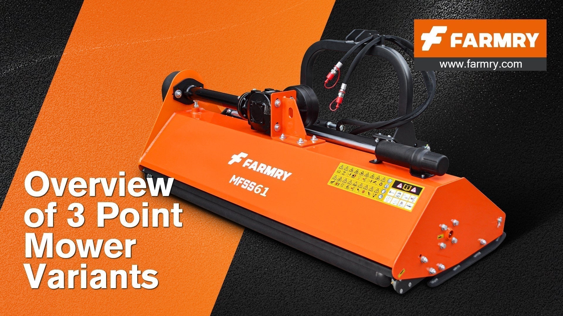 Overview of 3 Point Mower Variants.
