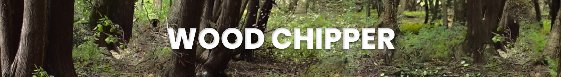 Wood Chipper-Gasoline engine powered
