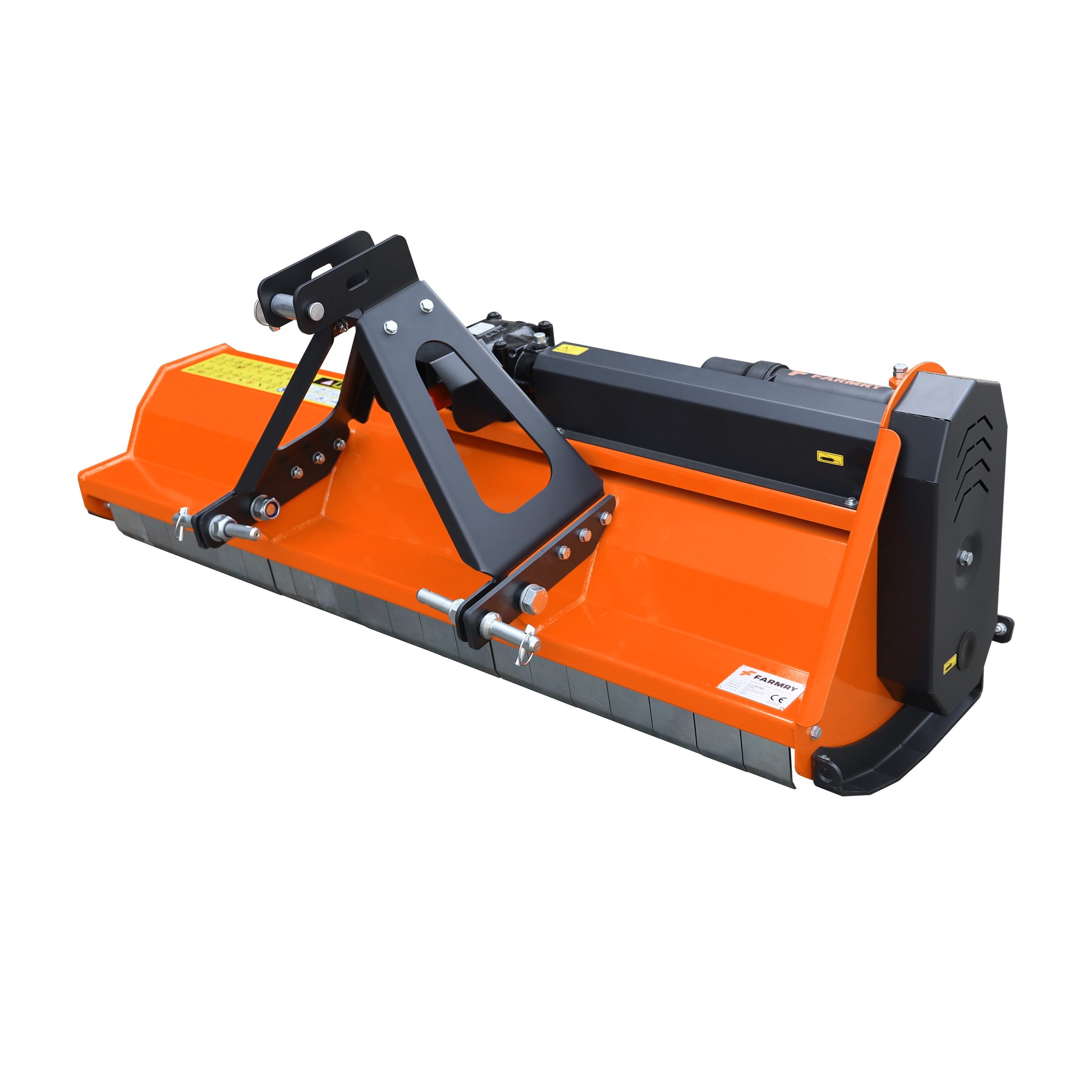 3 Point 53" Flail Mower, PTO Powered 15-35HP Mowing Attachment for Category 1 Tractors, LFS53