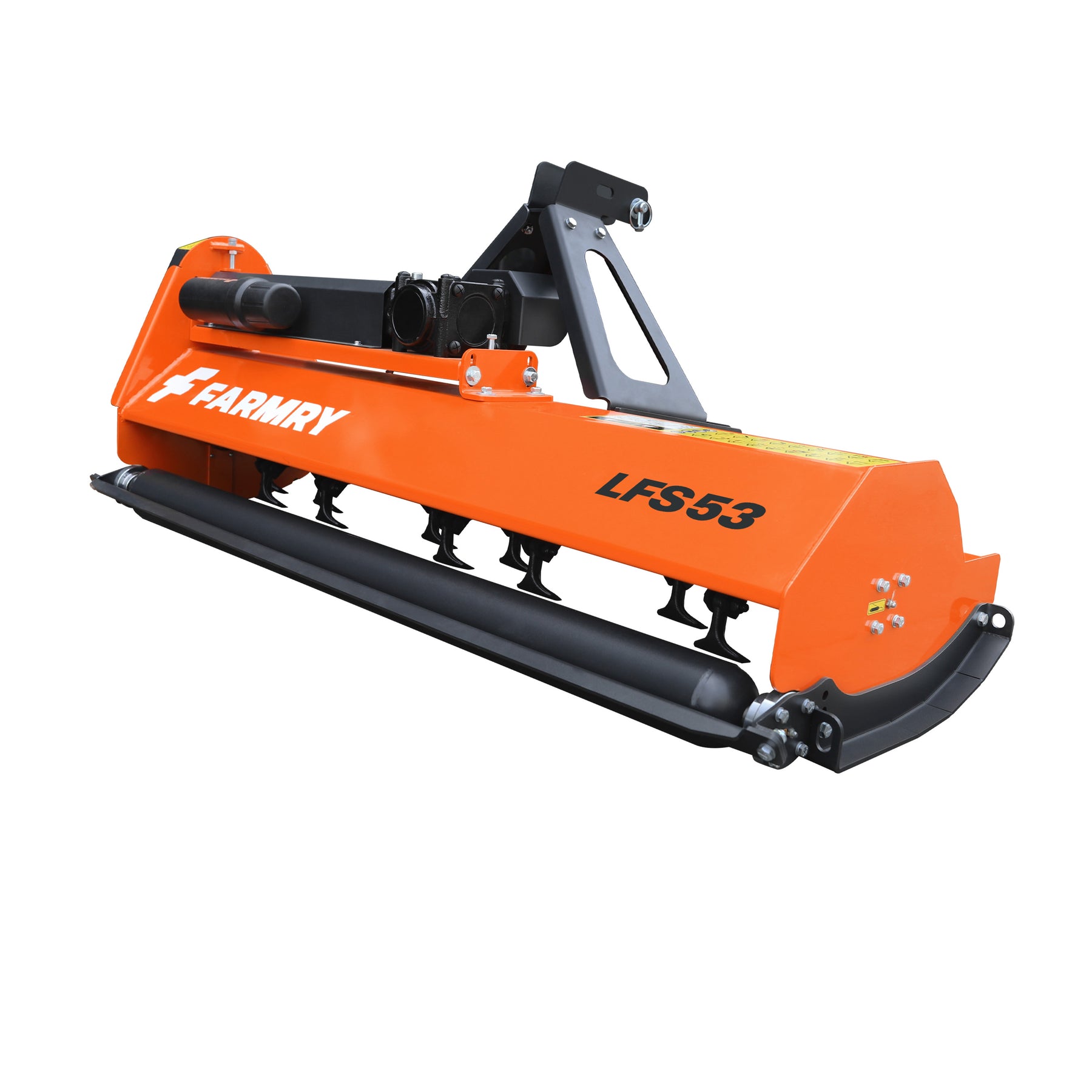 3 Point 53" Flail Mower, PTO Powered 15-35HP Mowing Attachment for Category 1 Tractors, LFS53