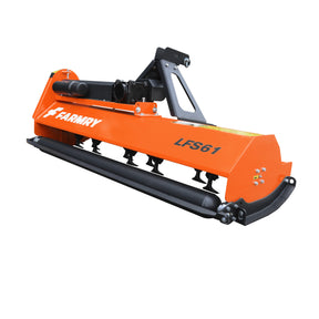 3 Point 61" Flail Mower, PTO Powered 15-35HP Mowing Attachment for Category 1 Tractors, LFS61