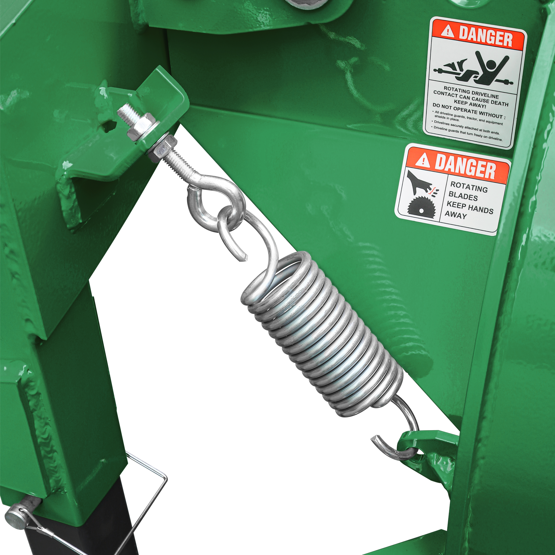 3-Point PTO Stump Grinder PRO, Two Torsion Springs, Speed Indicator, 34 Carbide Teeth, for 15-45HP Tractors, PTO Shaft Included with Slip Clutch. SG24 Pro
