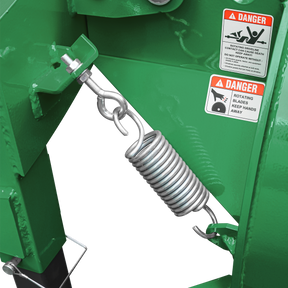 3-Point PTO Stump Grinder PRO, Two Torsion Springs, Speed Indicator, 34 Carbide Teeth, for 15-45HP Tractors, PTO Shaft Included with Slip Clutch. SG24 Pro