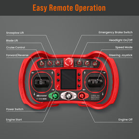 Remote-Controlled Track Mower with Snow Plow – 20.9" Cut, 6.1HP, RM20S