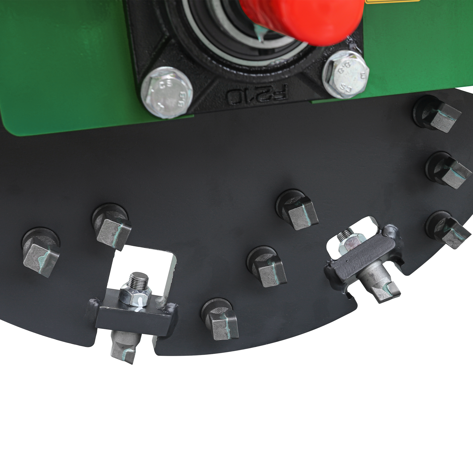 3-Point PTO Stump Grinder PRO, Two Torsion Springs, Speed Indicator, 34 Carbide Teeth, for 15-45HP Tractors, PTO Shaft Included with Slip Clutch. SG24 Pro