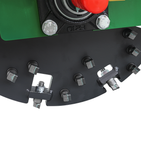 3-Point PTO Stump Grinder PRO, Two Torsion Springs, Speed Indicator, 34 Carbide Teeth, for 15-45HP Tractors, PTO Shaft Included with Slip Clutch. SG24 Pro
