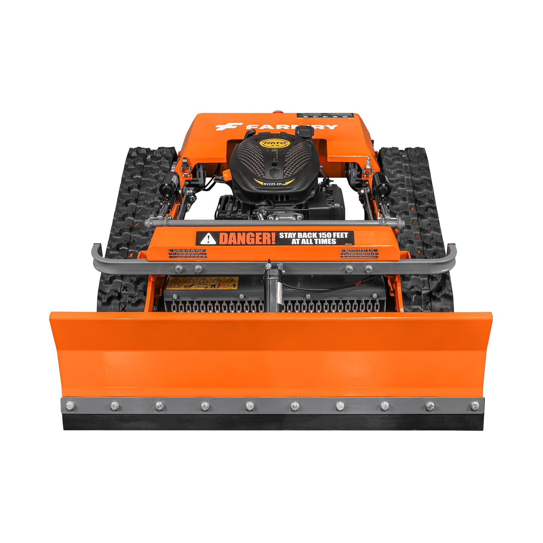 Remote-Controlled Track Mower with Snow Plow – 20.9" Cut, 6.1HP, RM20S