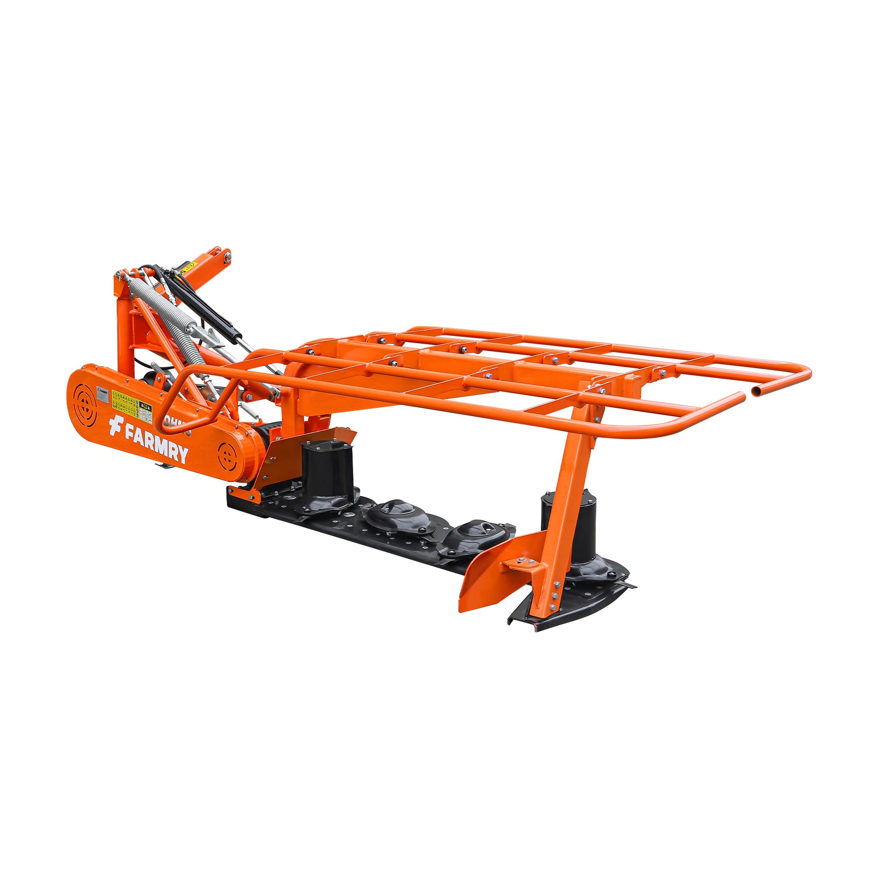 3 Point 65" Disc Mower, 4 discs, PTO Powered 35–80HP Hay Cutter for Category 1 & 2 Tractors, DHM6