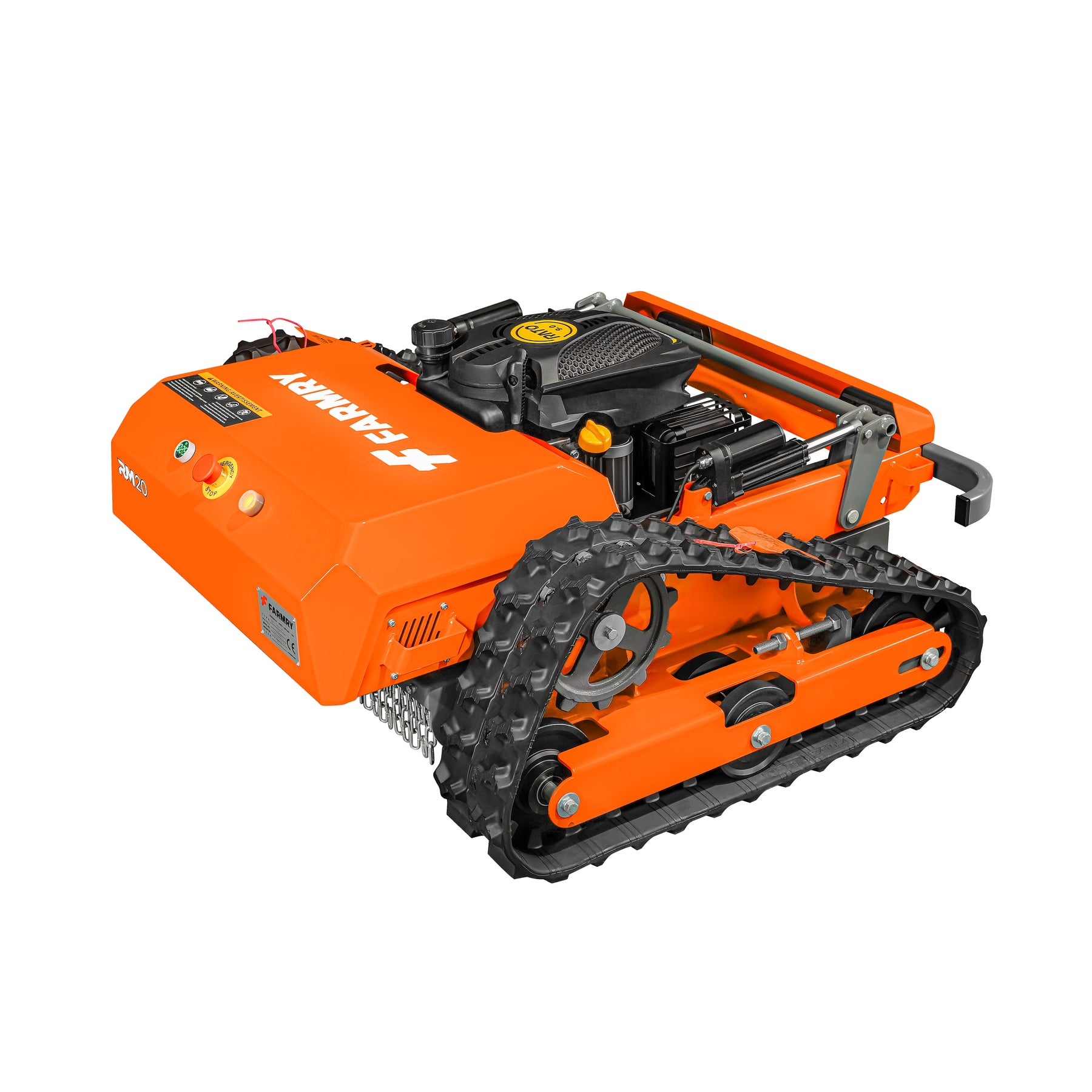 Farmry RM20 Remote-Controlled Track Mower – 20.9" Cut, 6.1HP Gas Engine