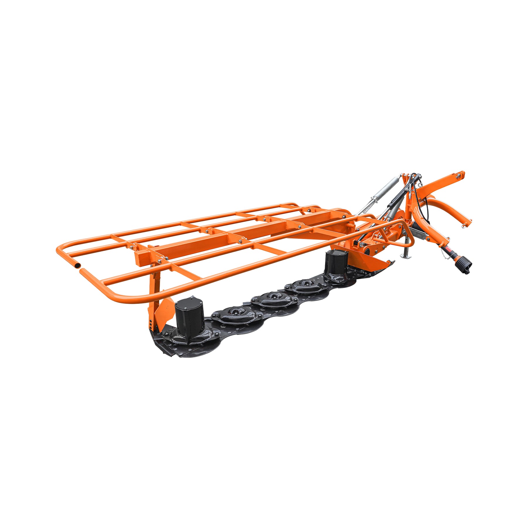 3 Point 81" Disc Mower, 5 Discs, PTO Powered 35–85HP Hay Cutter for Category 1 & 2 Tractors, DHM7