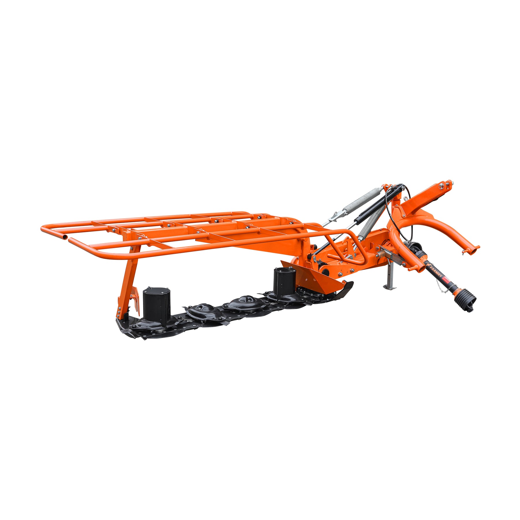 3 Point 65" Disc Mower, 4 discs, PTO Powered 35–80HP Hay Cutter for Category 1 & 2 Tractors, DHM6