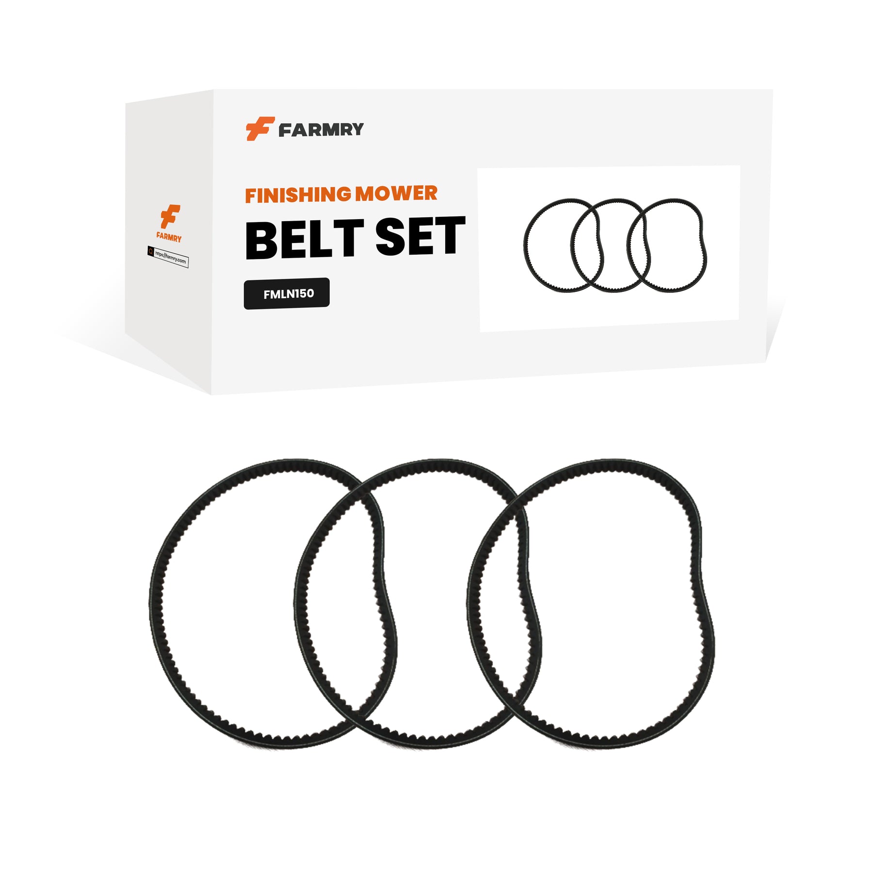 Belt Set for FM150LN Finishing Mower