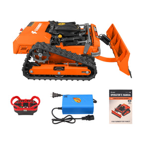 Remote-Controlled Track Mower with Snow Plow – 20.9" Cut, 6.1HP, RM20S