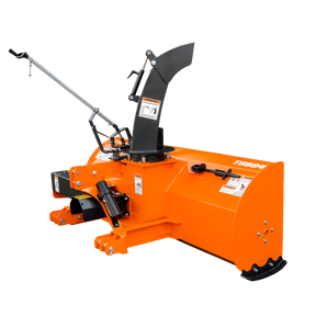 84" 3 Point Hitch Snow Blower for 30-100HP Tractor, CAT 1&2, 24” Impeller diameter, Manual 360 ° Snow Chute, Snow Shovel for JAM Clearance and PTO Shaft with Cluth included, TSB84