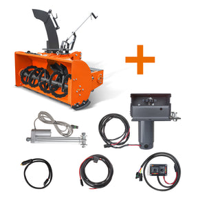 60" 3-Point Hitch Snow Blower for 18-45HP Tractor, CAT 1 & 2, 22" Impeller Diameter, Manual 360° Snow Chute, Snow Shovel for JAM Clearance and PTO Shaft with Clutch Included, TSB60 - End of Season Clearance (w/ $199 Upgrade Event)