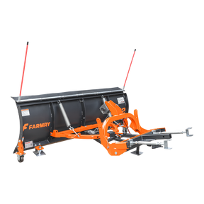 SP72 72" Truck/SUV Front Mount Snow Pusher, Left and Right Angle, 2" Mount Receiver, Wireless Winch Control