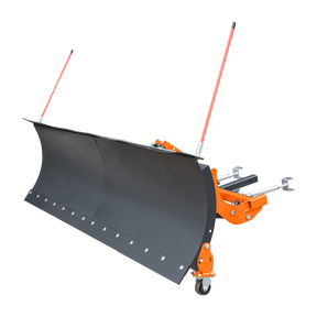 SP84 84" Truck/SUV Front Mount Snow Pusher, Left and Right Angle, 2" Mount Receiver, Wireless Winch Control