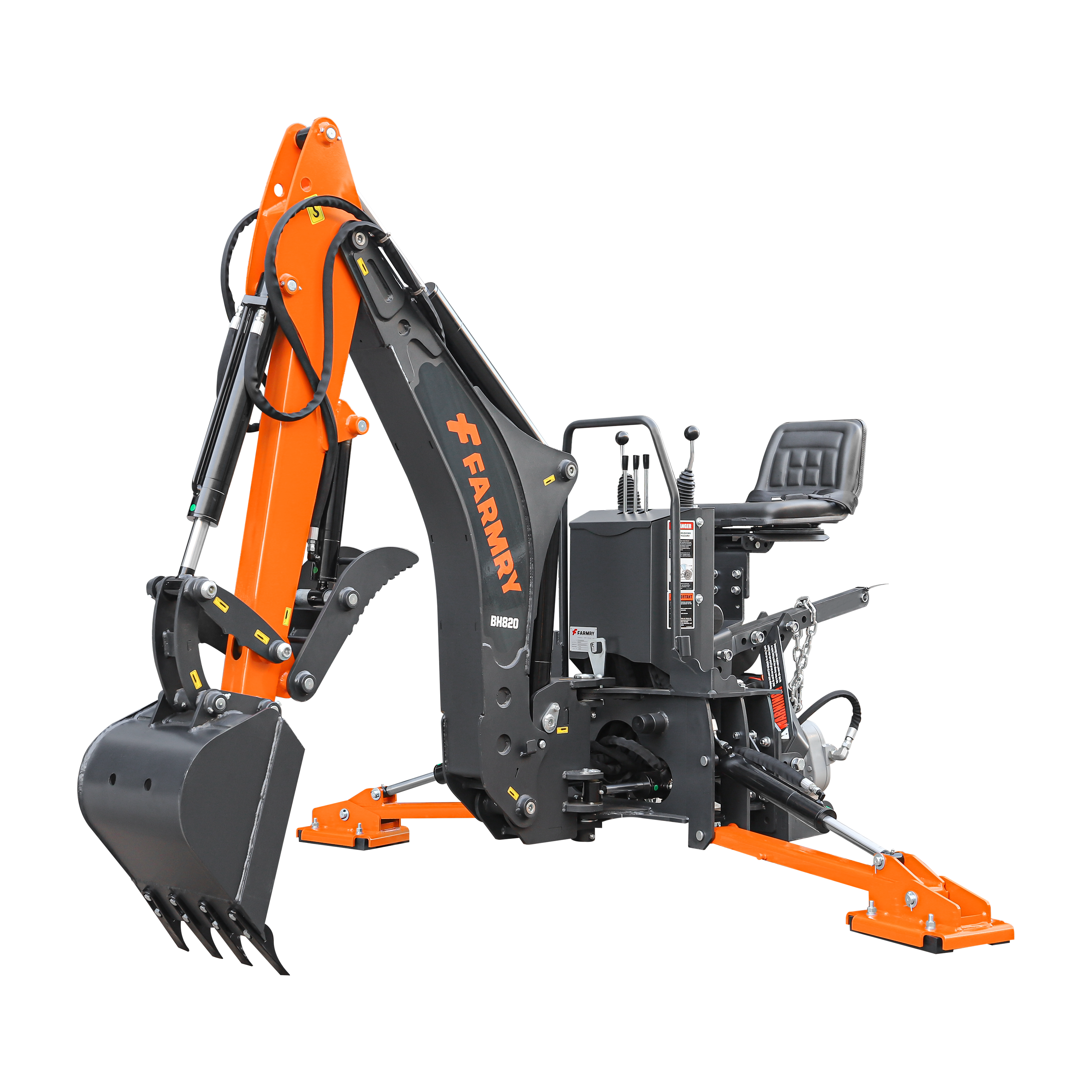 Farmry BH820 3-Point Hitch Backhoe | 8'2