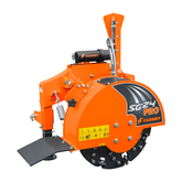 3-Point PTO Stump Grinder PRO, Two Torsion Springs, Speed Indicator, 34 Carbide Teeth, for 15-45HP Tractors, PTO Shaft Included with Slip Clutch. SG24 Pro